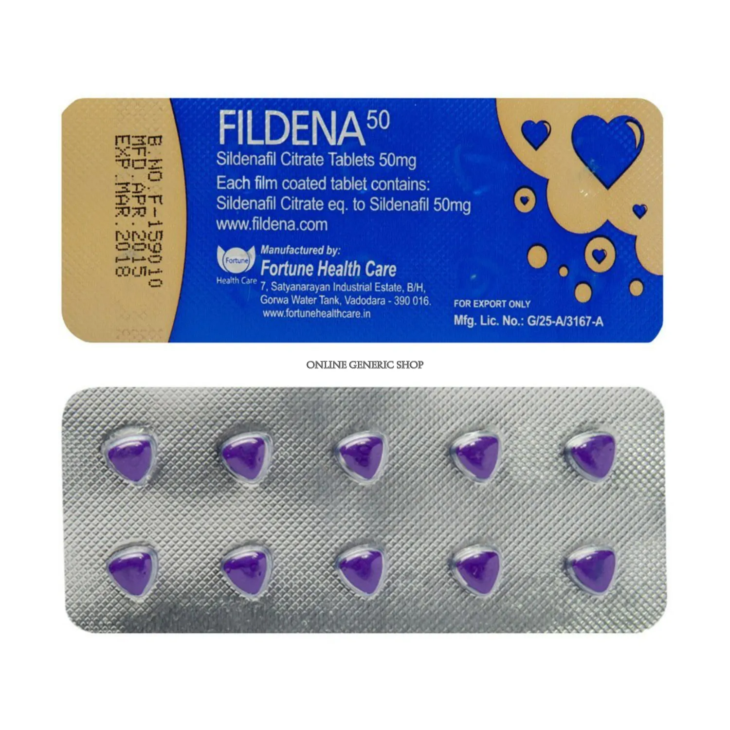 Fildena 50 Mg image