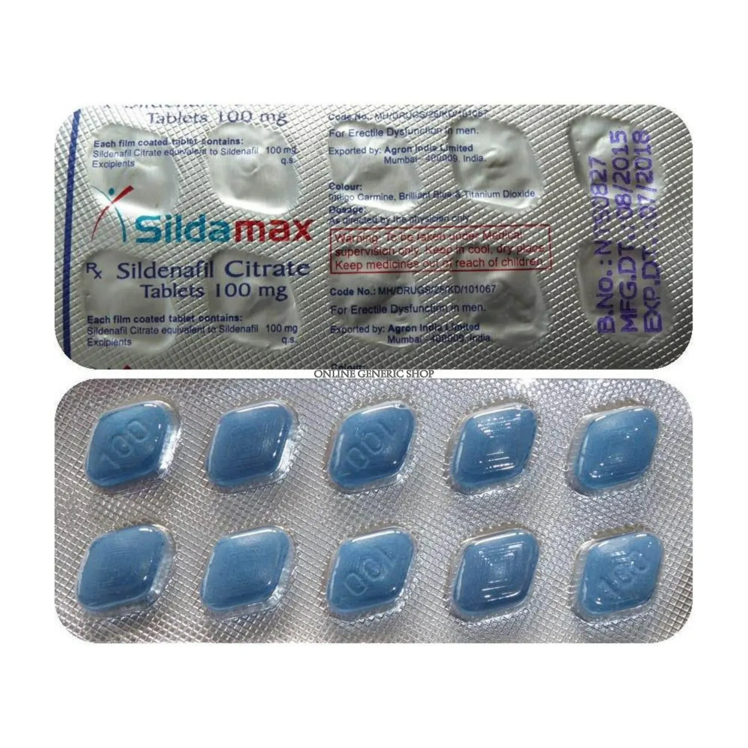 Sildamax 100 mg image