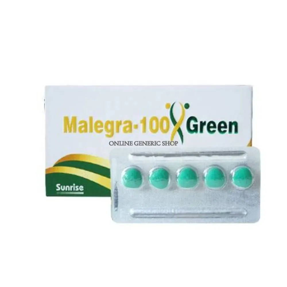 Malegra Green 100 Mg image