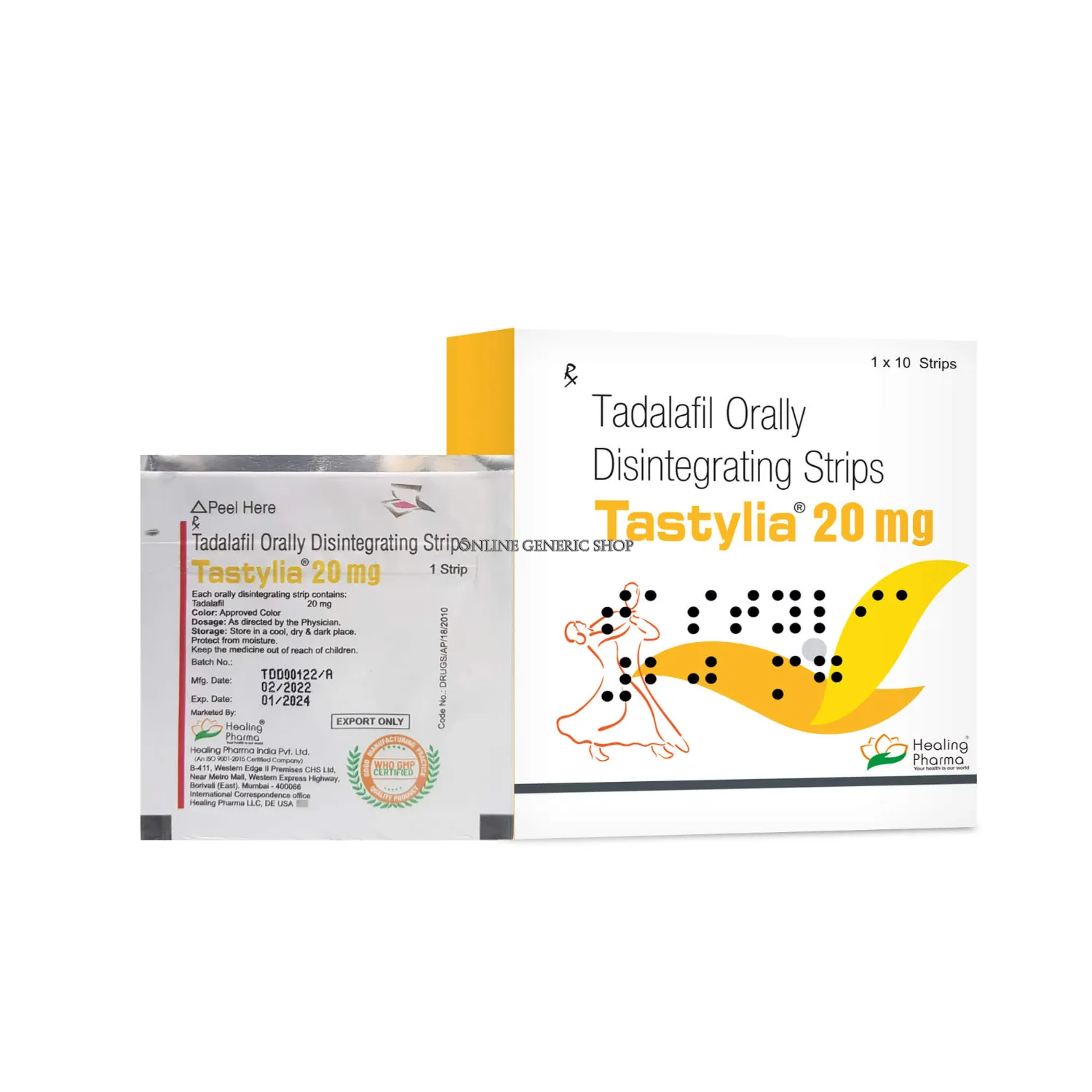 Tastylia 20 Mg Tablets image