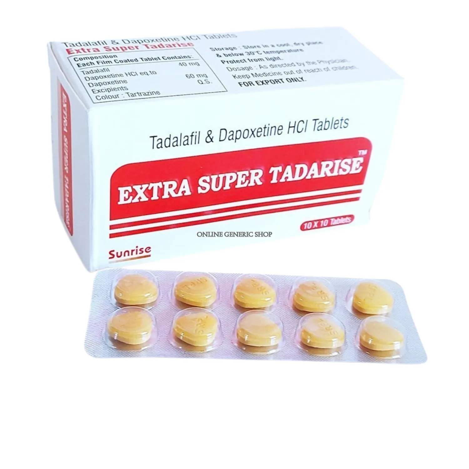 Tadarise - Extra Super 40 mg image